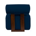 Ver imagem 5 de Poltrona Livi Tecido Bouclê Azul - Vallisa Decor