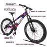 Bicicleta Vikingx Aro 26 Freeride 21 Marchas Câmbios Shimano Freio a Disco Preto e Rosa - 2