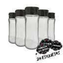 Ver imagem 3 de Pote Tempero Condimento Kit 8 Potes+24 Etiquetas Adesivas T130