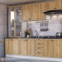 Ver imagem 1 de Armário de Cozinha Completo Ditália Berlim 7 Peças Cv/br B3
