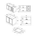 Ver imagem 4 de Armário de Cozinha Completo Ditália Berlim 7 Peças Cv/br B3
