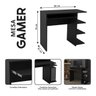 Mesa Escrivaninha para Computador Escritório Home Office Pc Gamer.:preto - 6