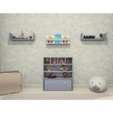 Ver imagem 2 de Estante Organizadora de Brinquedos Infantil em Mdf Plancasa:azul Sereno