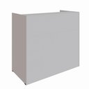 Ver imagem 3 de Balcão de Atendimento para Recepção Escritório F5 90cm Cinza F5 Office