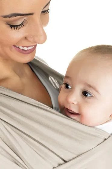 Wrap Sling Bege - Kababy - 3