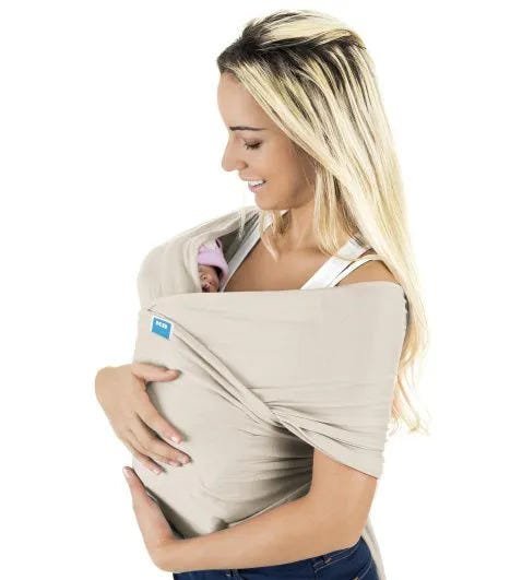 Wrap Sling Bege - Kababy - 4