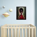 Ver imagem 1 de Quadro Infantil Orixá Baby Iansã 45x34cm - com Vidro:moldura Preta