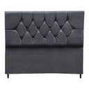 Ver imagem 1 de Cabeceira Cama Box Estofada Queen 160 Cm Geovana Suede Cinza Escuro