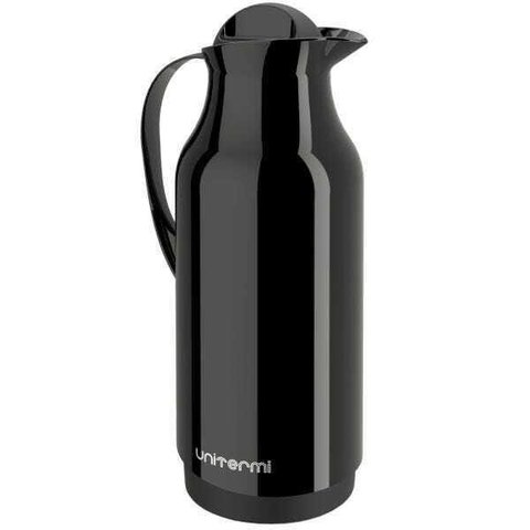 Garrafa Térmica Unitermi 1 Litro Preta Chá Mesa