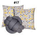 Ver imagem 2 de Kit 2 Almofadas Decorativas cheias mais Almofada Nó Cinza