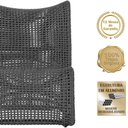 Ver imagem 3 de 3 Poltronas e Mesa Texas Alumínio Preto Corda Náutica Trama Preto