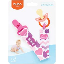 Prendedor de Chupeta Coracoes - Buba - 3