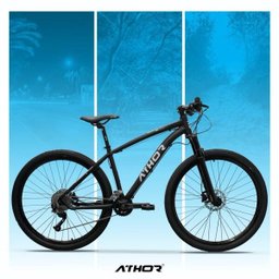 Bicicleta Aro 29 Athor TOP STORM em Alumínio 2X9 Marchas SH ALTUS Suspensão Dianteira Preta e - 2