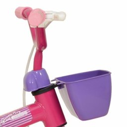 Bicicleta Aro 12 Athor TOP ATHOR KIDS CORUJINHA em Carbono, Rosa com Kit Violeta - 3