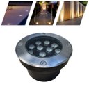 Ver imagem 1 de Balizador Led Smd 12w Bivolt Spot Embutir Piso Chão Gramado:branco Quente