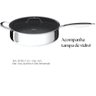 Frigideira Funda C/ Tampa 28cm Inox C/ Antiaderente Cerâmica Mimo Style - 3
