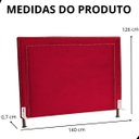 Ver imagem 6 de Cabeceira de Cama Box Estofada 140 Cm Casal Viviane Veludo