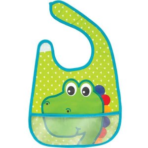 Babador Impermeável com Bolso Dino - Buba