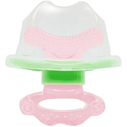 Mordedor com Massageador de Gengiva Rosa - Buba