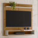 Ver imagem 2 de Painel para Tv 50 Pol Bancada Suspensa 120cm Perfect L06 Nature/off White - Mpozenato
