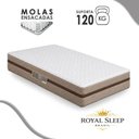 Ver imagem 7 de Cama Box com Baú Solteiro Bioclassic Molas Ensacadas Tecido Preto Royal Sleep 88cm