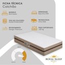 Ver imagem 3 de Cama Box com Baú Solteiro Bioclassic Molas Ensacadas Tecido Preto Royal Sleep 88cm
