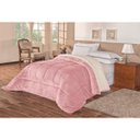 Ver imagem 2 de Coberdrom Casal Queen Size Felpudo e Macio Dupla Face Everest Pele de Carneiro Cor:Rosa