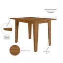 Ver imagem 3 de Mesa de Jantar Retangular 4 Lugares 120cm sem Cadeiras Kate Poliman Móveis