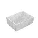 Ver imagem 1 de Cuba de Apoio Banheiro Rubi Pedra 40x30 Cm