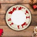 Ver imagem 5 de Aparelho de Jantar 24pç Versa Natal Clássico Vermelho Porcelana Germer