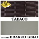 Ver imagem 4 de Jogo 1 Namoradeira, 2 Poltronas Assento Estofado e Mesa Classe A - Branco Gelo Tabaco