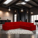 Ver imagem 2 de Sofá Modular Rivieira 280cm Linho - Meu Estofado:vermelho Simonetto