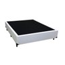 Base Cama Box Casal Sintético Branco Rc Sono Leve 38x138x188 - 1