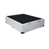 Base Cama Box Baú Casal Sintético Branco Rc Sono Leve 42x138x188 - 2