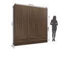 Ver imagem 7 de Guarda Roupa de Casal Majestic 6 Portas 6 Gavetas Batrol Cappuccino