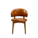 Ver imagem 1 de Cadeira Tina Madeira: Elegância e Conforto em Design Atemporal para Salas Tolle Móveis Tn102