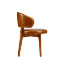 Ver imagem 3 de Cadeira Tina Madeira: Elegância e Conforto em Design Atemporal para Salas Tolle Móveis Tn102