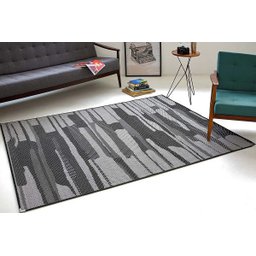 Tapete Sisal Sala 2,00 x 2,50 Antiderrapante Preto S-558 - 1 Tapete Sisal Sala 2,00 x 2,50 Antiderrapante Preto S-558 - 1