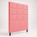 Ver imagem 6 de Cabeceira Estofada para Cama Box Solteiro 90 cm Florem Suede Rose