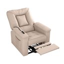 Ver imagem 1 de Poltrona Reclinável Elétrica Mx-40 Porsche Suede Bivolt Bege Loja Sheep