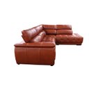 Ver imagem 5 de Sofá Retrátil e Reclinável de Couro Filipinas Canto com Chaise Direita 1,26M - Conhaque Com