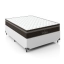 Ver imagem 4 de Cama Box Viúva + Colchão Paris Molas Ensacadas Pocket - 61x128x188cm - e-Shop Casa - Couro