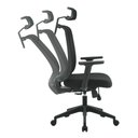 Ver imagem 5 de Cadeira Escritório Nr-17 Columbus Presidente C/ Braços Fratini Encosto Tela Mesh Preta Baserodí