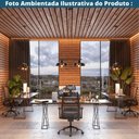 Ver imagem 6 de Cadeira Escritório Nr-17 Columbus Presidente C/ Braços Fratini Encosto Tela Mesh Preta Baserodí