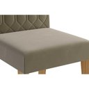 Ver mais imagens de Conjunto: Mesa Sala Jantar Maitê Tampo Madeirado C/ Vidro 130x80cm e 4 Cadeiras Paola Cinamomo/off