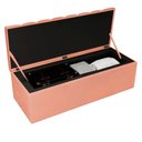 Ver imagem 7 de Cabeceira e Recamier Bau Queen 160 Cm Dalia Linho Rose Artte
