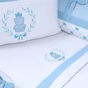 Ver imagem 7 de Quarto Bebê Menino Ursinho Clássico Azul 16Pçs Grão de Gente