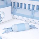 Ver imagem 5 de Quarto Bebê Menino Ursinho Clássico Azul 16Pçs Grão de Gente