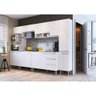 Cozinha Modulada ATHENA - 6 Peças Completa 13 PT 3 GV Branco - Megasul - 1