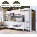 Ver imagem 3 de Cozinha Modulada ATHENA - 6 Peças Completa 13 PT 3 GV Branco - Megasul